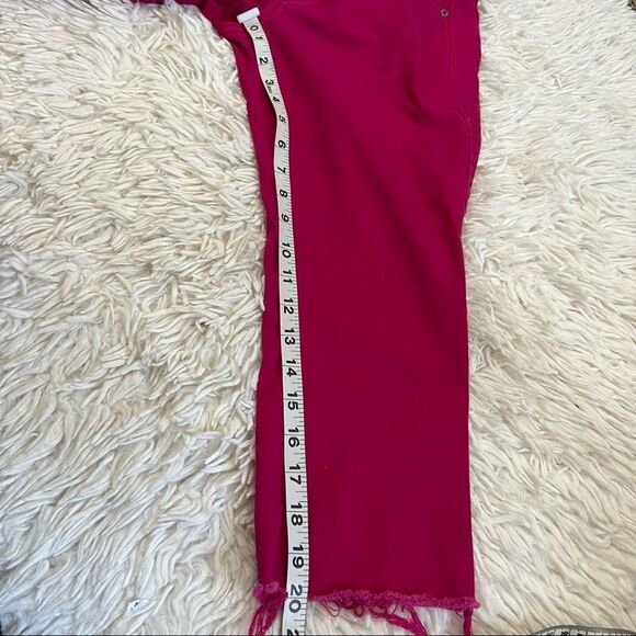 Hot Pink Rockstar Capris Old Navy size 6 - Picture 2 of 7
